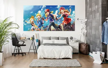 

[Self-Adhesive] 3D Pokemon 747 Japan Anime Wall Stickers Mural Decal Wall Murals AJ WALLPAPER Belly