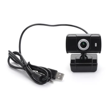

USB HD 480P PC Camera Web Cam 360° With MIC Clip-on For Computer Laptop Desktop