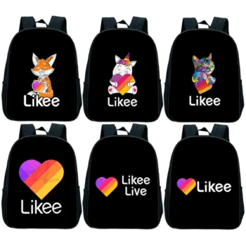 

New Likee Russian Style Backpack Girls School Bags Toddlers Primary Kindergarten Backpack Likee Live Cute Backpacks