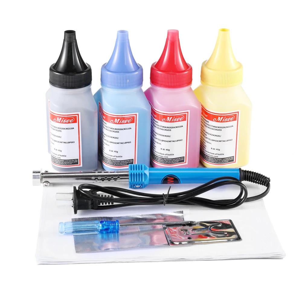 Misee Toner Refill Kit Compatible for HP 215a 216a Laserjet Color M182 M183 M182nw M183fw Pro M155 Printer