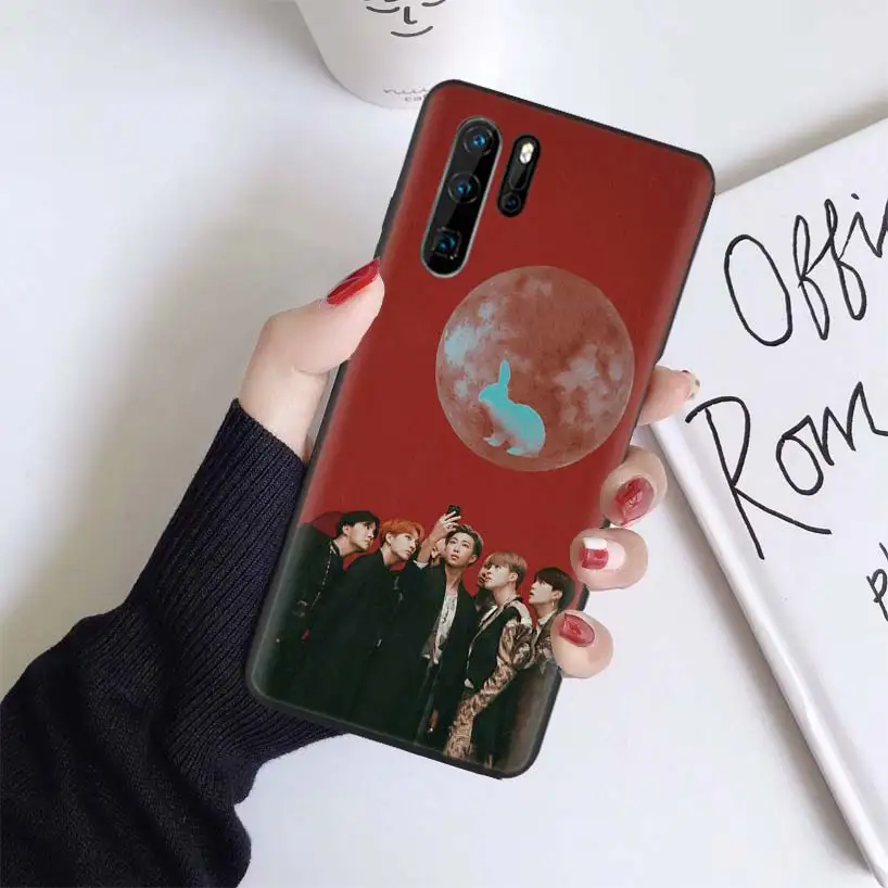Kpop Kim Seok Jin Boys Черный чехол для huawei mate 30 20 10 P30 P20 P10 Pro Lite P Smart Z мягкая крышка для телефона - Цвет: BS020-6