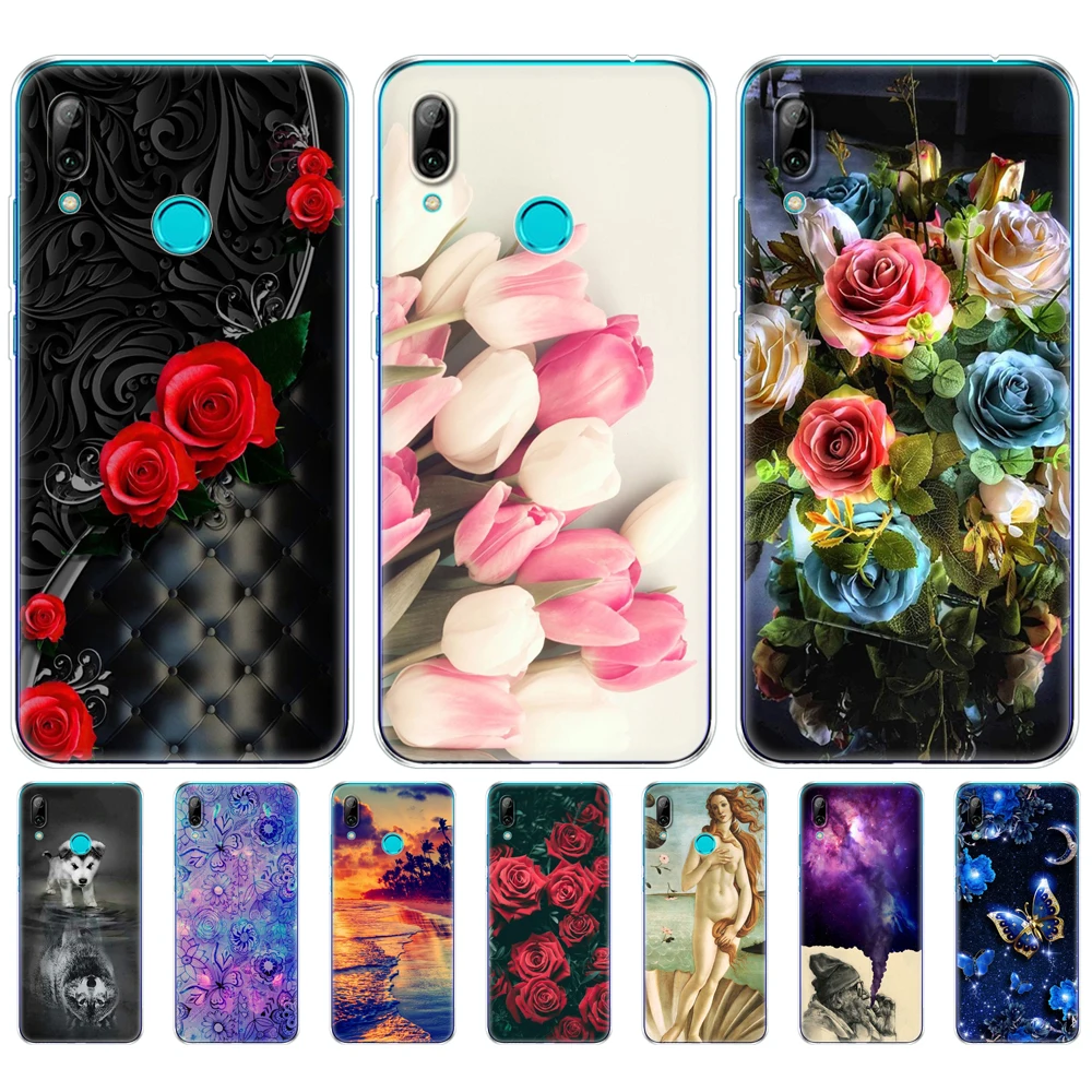 Чехол для Huawei Y7 2019 чехол y7 Prime Силиконовый ТПУ мягкий телефона Y 7 Y7Prime