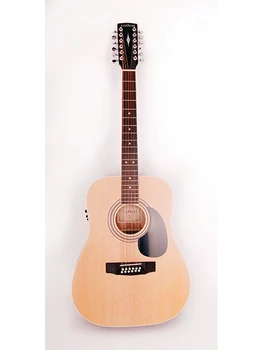 

W81-12e-op electro-acoustic guitar 12-string with a cover, Parkwood