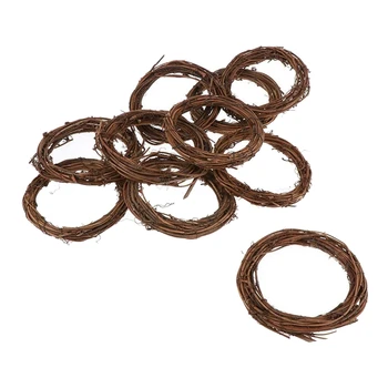 

Rattan Wreath, Twigs Wreath DIY Vine Wreath Decorations for Front Door Wall Hanging,(16, 4 Inches)
