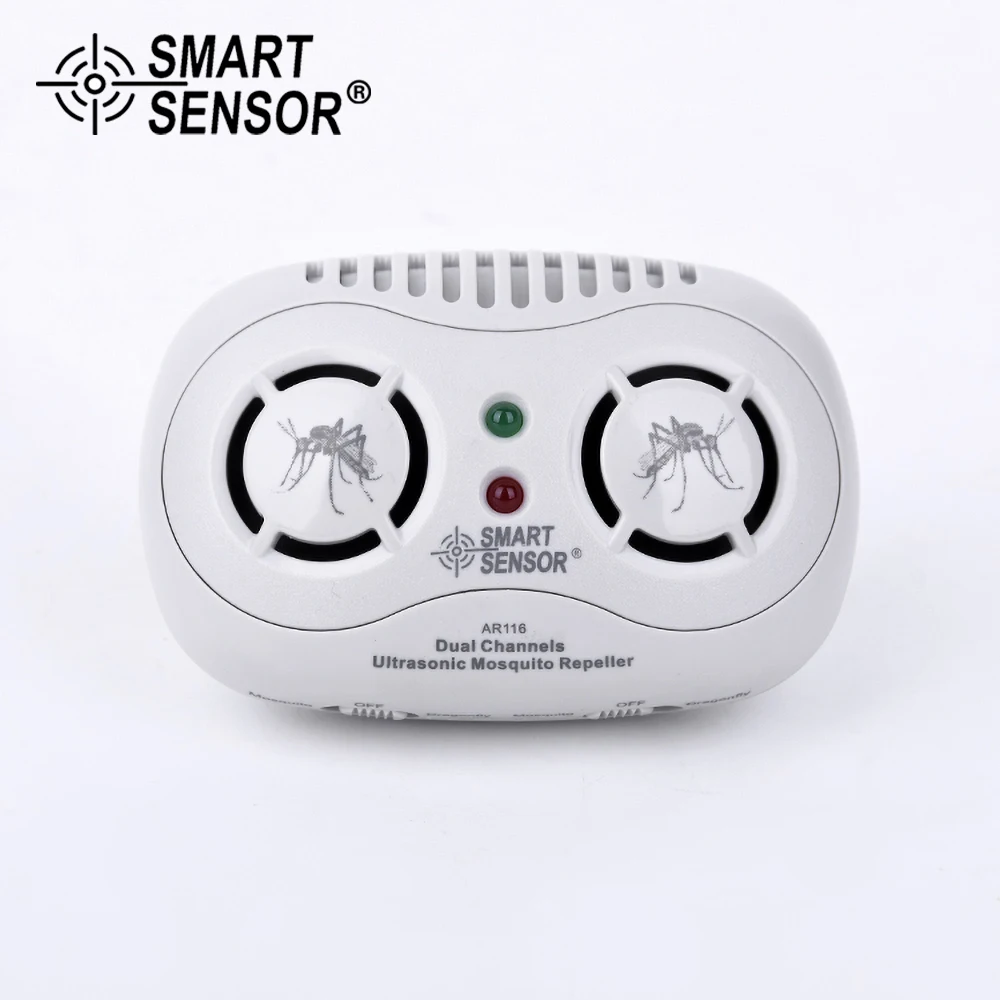 

SMART SENSOR New Ultrasonic Mosquito Repellent Pest Rejector Double-head Ultrasound Simulated Dragonfly Anti-mosquito Repellent
