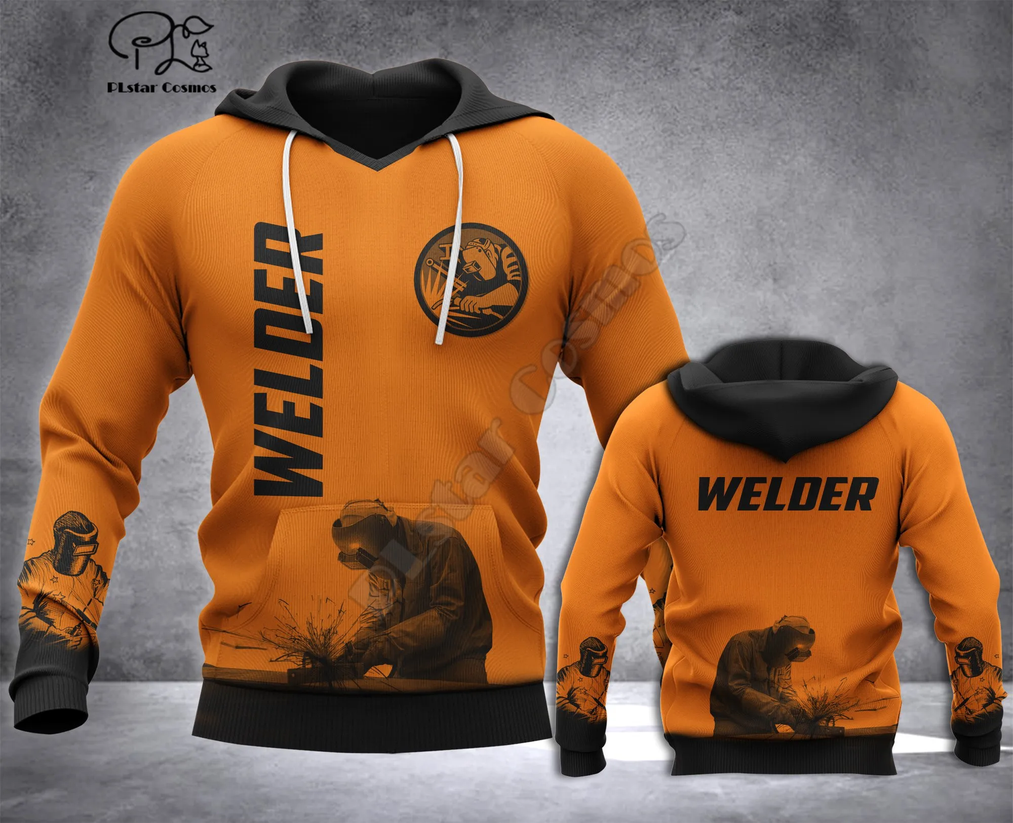 Sudadera con capucha para hombre y mujer soldador modelo WELDER