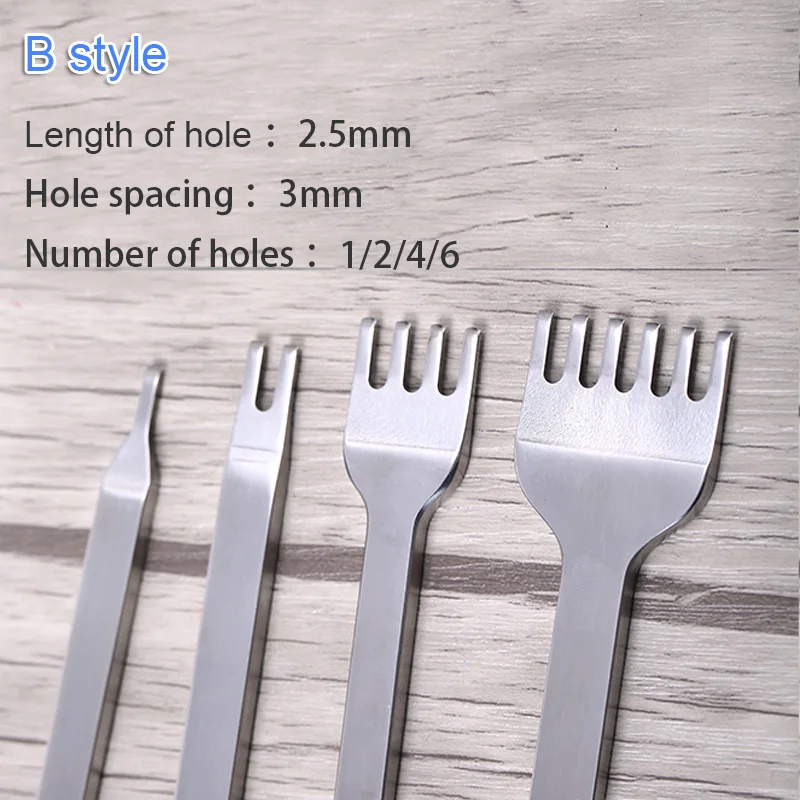 Инструмент для ручной работы 3 мм кожевенного ремесла|Пробойка| |