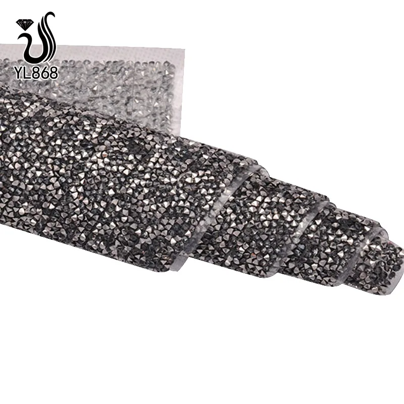 

3 Mm Electroplated Double-Pointed Glue Net Drill Bag Clothing Footwear Accessories DIY Phone Case Free Form Tailoring Stick-on C