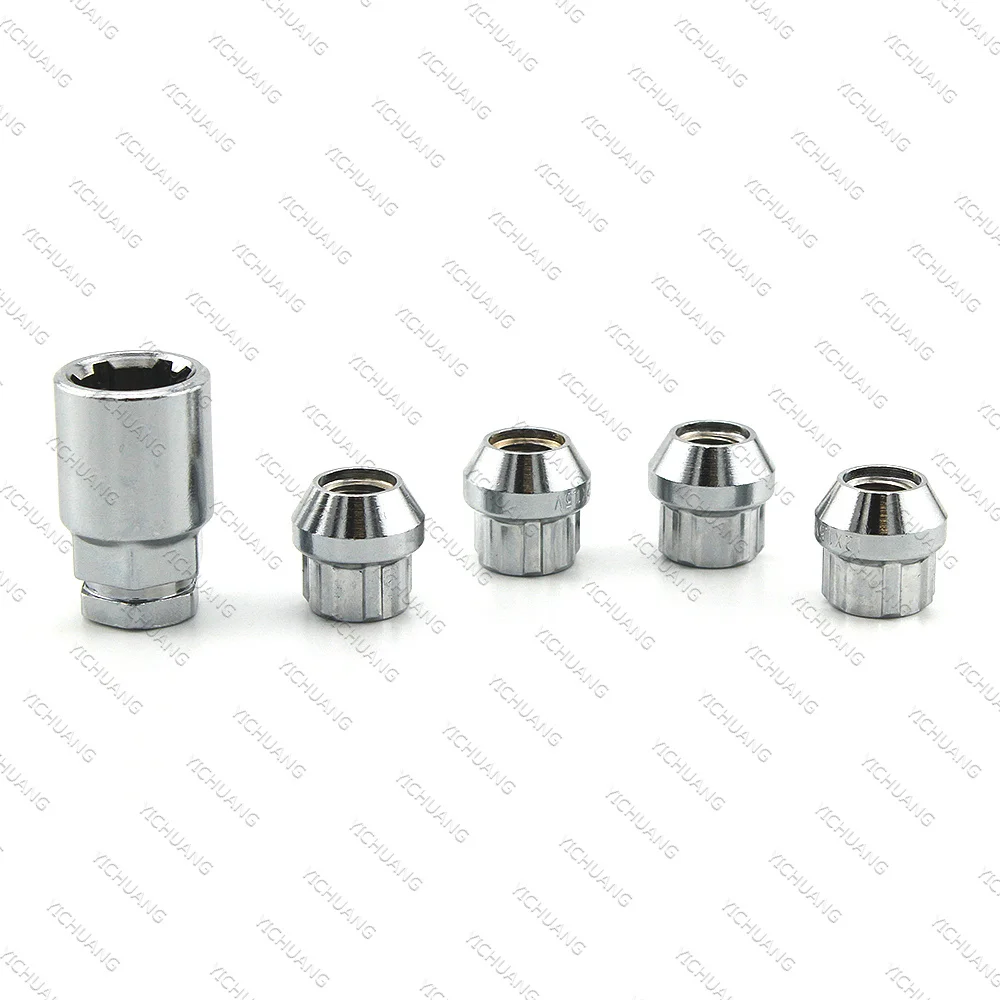 Auto Accessories Car Accessories Wheel Bolt Lock M12x1.5/M12X1.25 Car Wheel Lock Lug Nuts for Toyota Nissan Mazda Honda Ford
