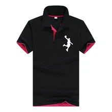 Мужская рубашка поло, брендовая одежда, короткий рукав, летняя рубашка, Мужская черная хлопковая рубашка поло, Мужская рубашка поло S-XXXL размера плюс