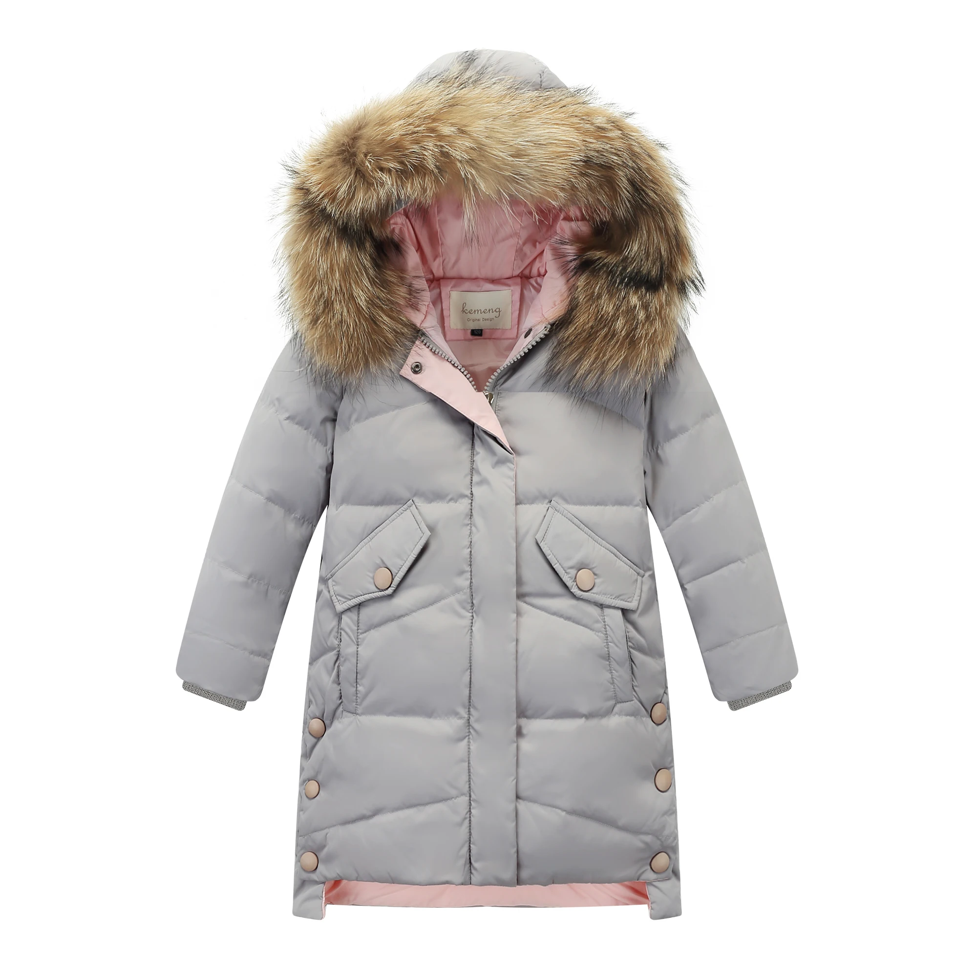 

Children Down Jacket for Girls 2019 Russia Winter Duck Down Parka Thick 3-14 Years Kids Outerwear Coat Teenagers Girl Snowsuit