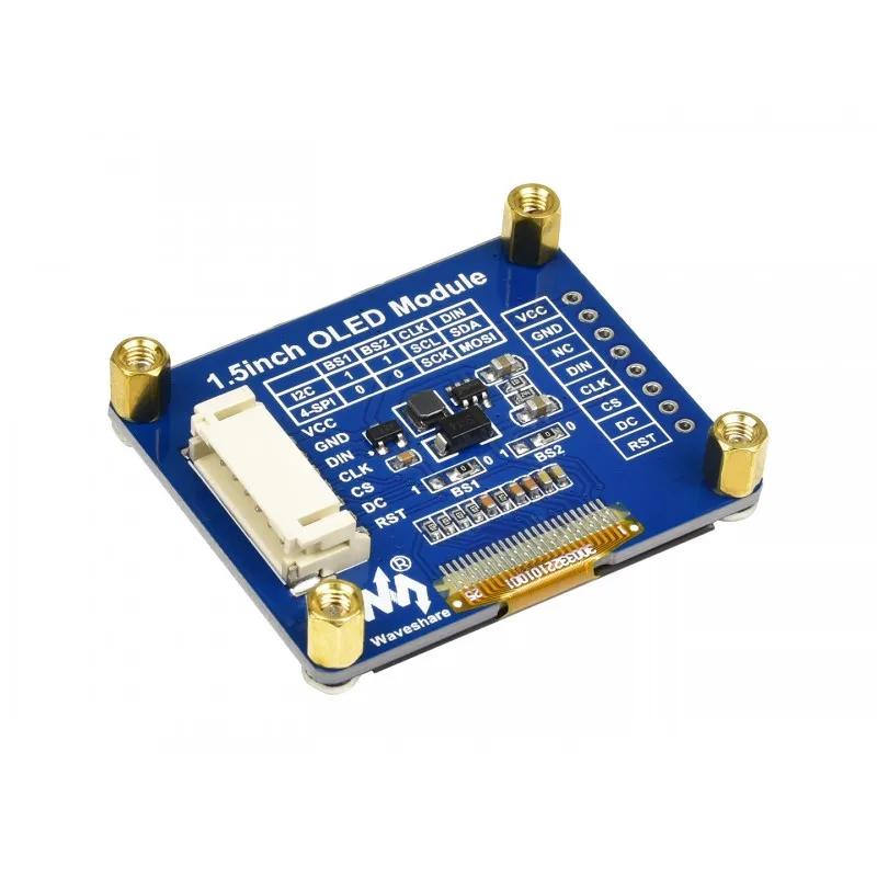 Ϲ 1.5 ġ OLED ÷ ,   4/3/ ø 16 ׷  128x128 ȼ SPI/I2C ̽