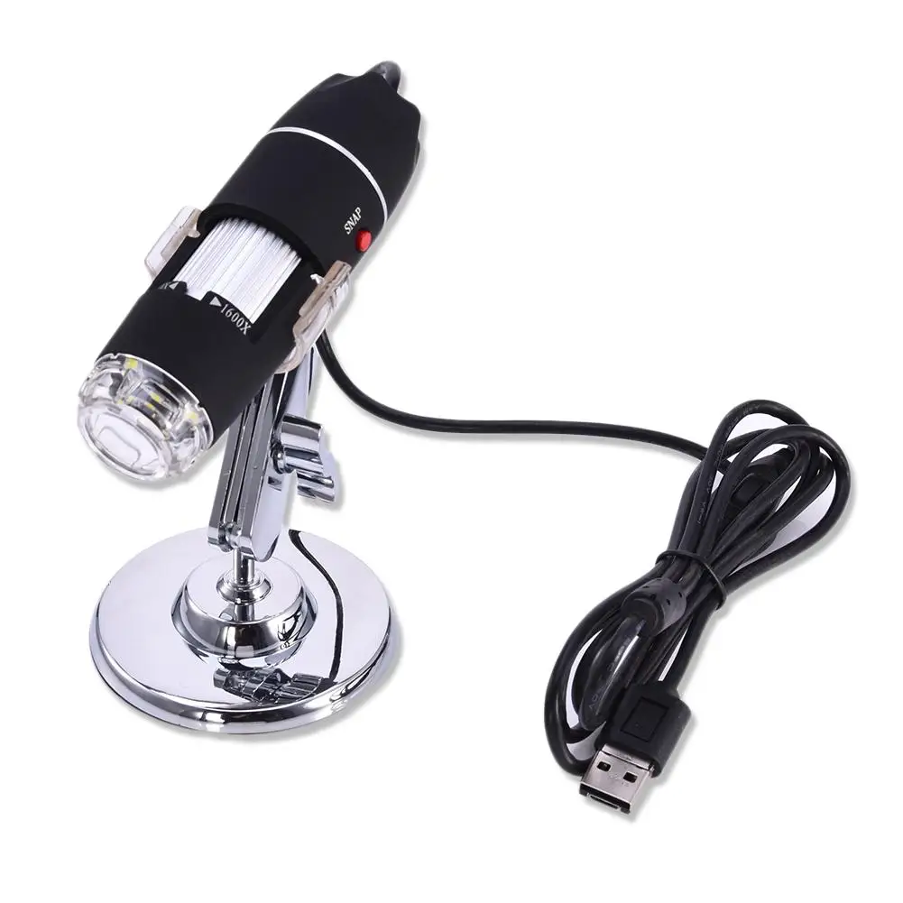 1600X USB микроскоп цифровой электронный микроскоп с 8 светодиодный Suporrt Win 10/8/7/XP/Mac OS и Smr телефонные инструменты