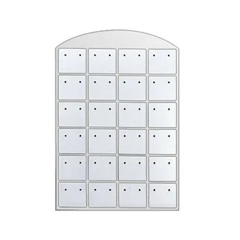 

Earrings Display Stand Acrylic Solid 48 Holes 72 Holes Space Saving Jewelry Showcase Ear Studs Holding Universal Free Standing