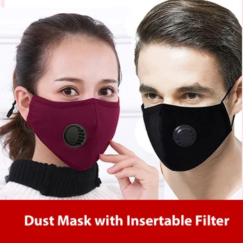 

Dust Mask Pollution Prevention PM2.5 Mask Washable and Reusable Cotton Mask Unisex Hypoallergenic / Asthma / Travel Mask