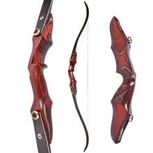 

1PCS Recurve Bow 20-50lbs American Hunting Bow 15inch Riser Technology Wood Handle For Arrows Shooting Archery Bows