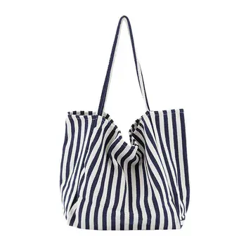 

New Fashion Women Handbag Shoulder Striped Bags Tote Purse Messenger Hobo Satchel Large Shopping Bag