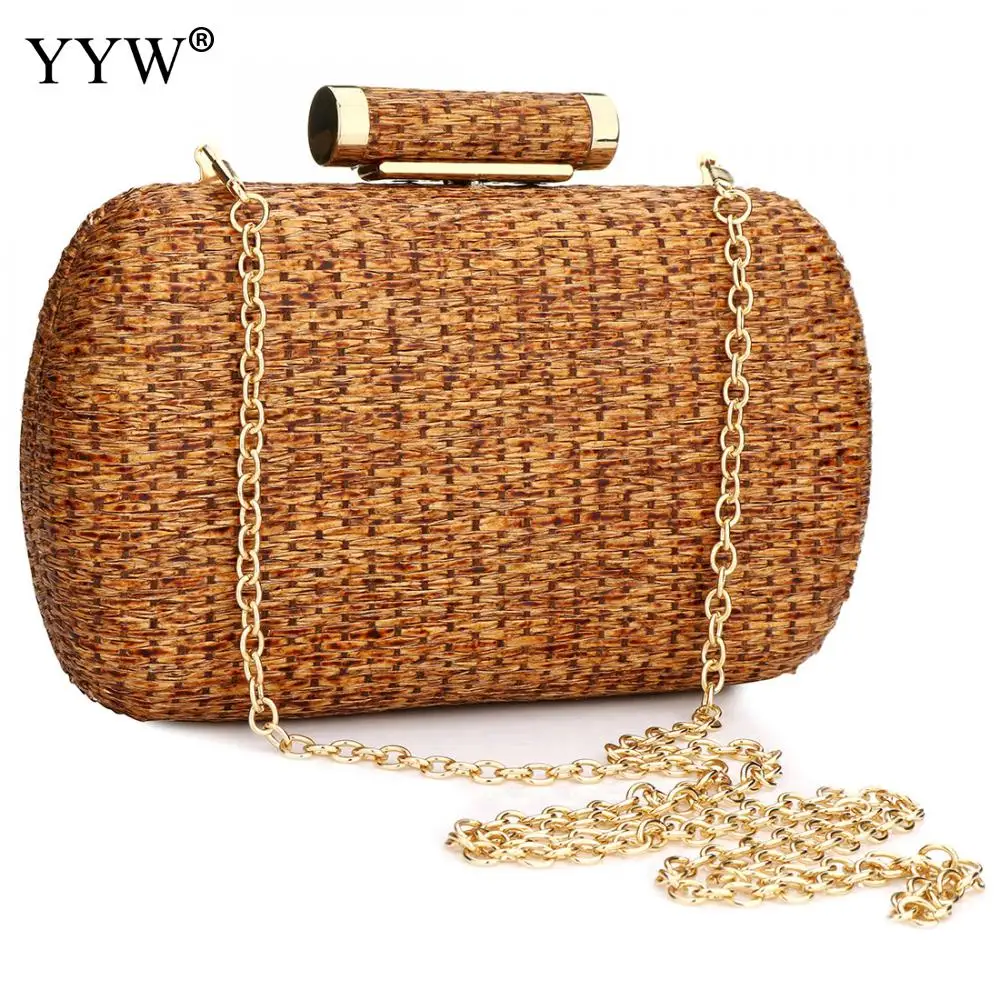 2021 High Quality Brand Clutch Bag Women'S Gold Evening Bags Ladies  Shoulder Crossbody Bag Straw Female Handbag Purse Sac A Main - AliExpress