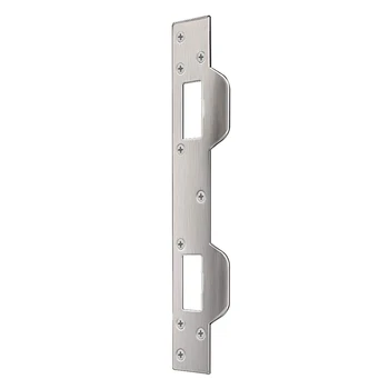 

1PC Door Security Plate Door Reinforcement Plate Dual Security Strike Plate Door Security Devices Door Hardware WWO66