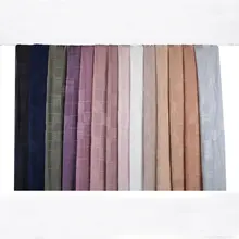 Невестстрейчевый хиджаб из Джерси, шарфы, однотонный цвет, голландский мусульманский женский индивидуальная Джерси хиджаб шарф