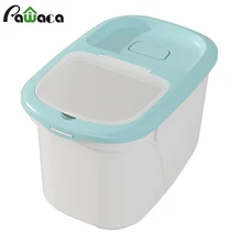 Кухонная вредителями пластиковая емкость для риса, герметичная коробка влагостойкий и насекомых контейнер для риса контейнер для еды с крышкой