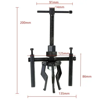 

3-Jaw Bearing Puller Tool Extractor Remover 1pc Professional Practical