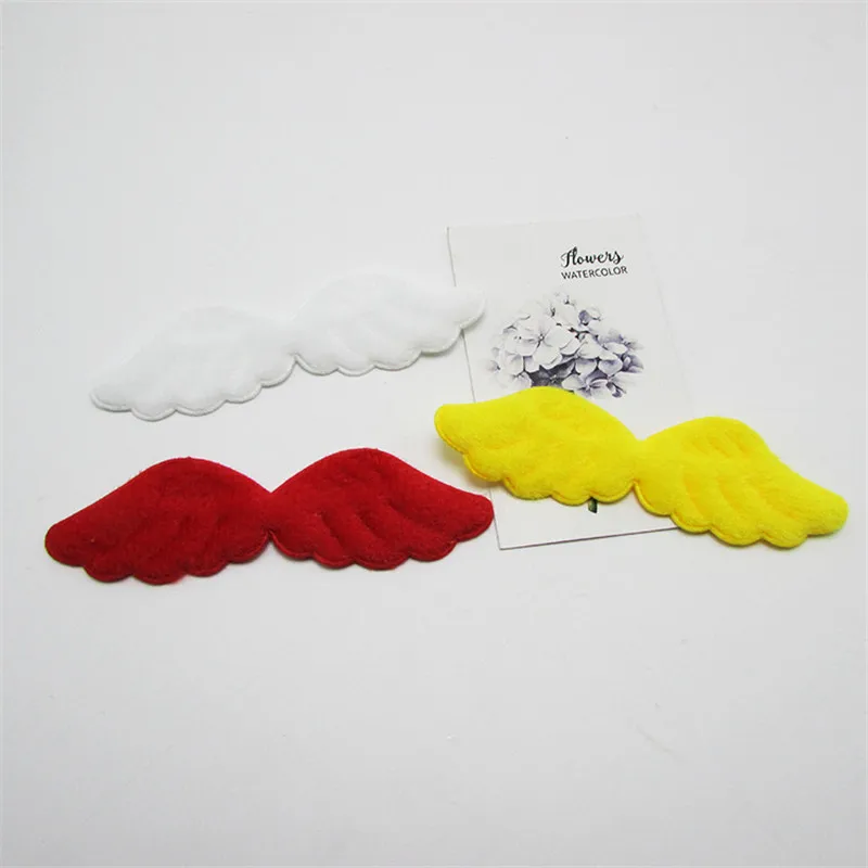 Flannelette Cartoon Cute Angel Wing Ornament DIY Craft Supplies Clothing Scarf Accessories Headwear Materials 10-70Pcs