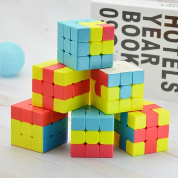

ZXZ 3x3x3 5.7CM Unicorn Fries Cube Speed For Magic cube antistress puzzle Neo Cubo Magico Sticker For Children Education toys