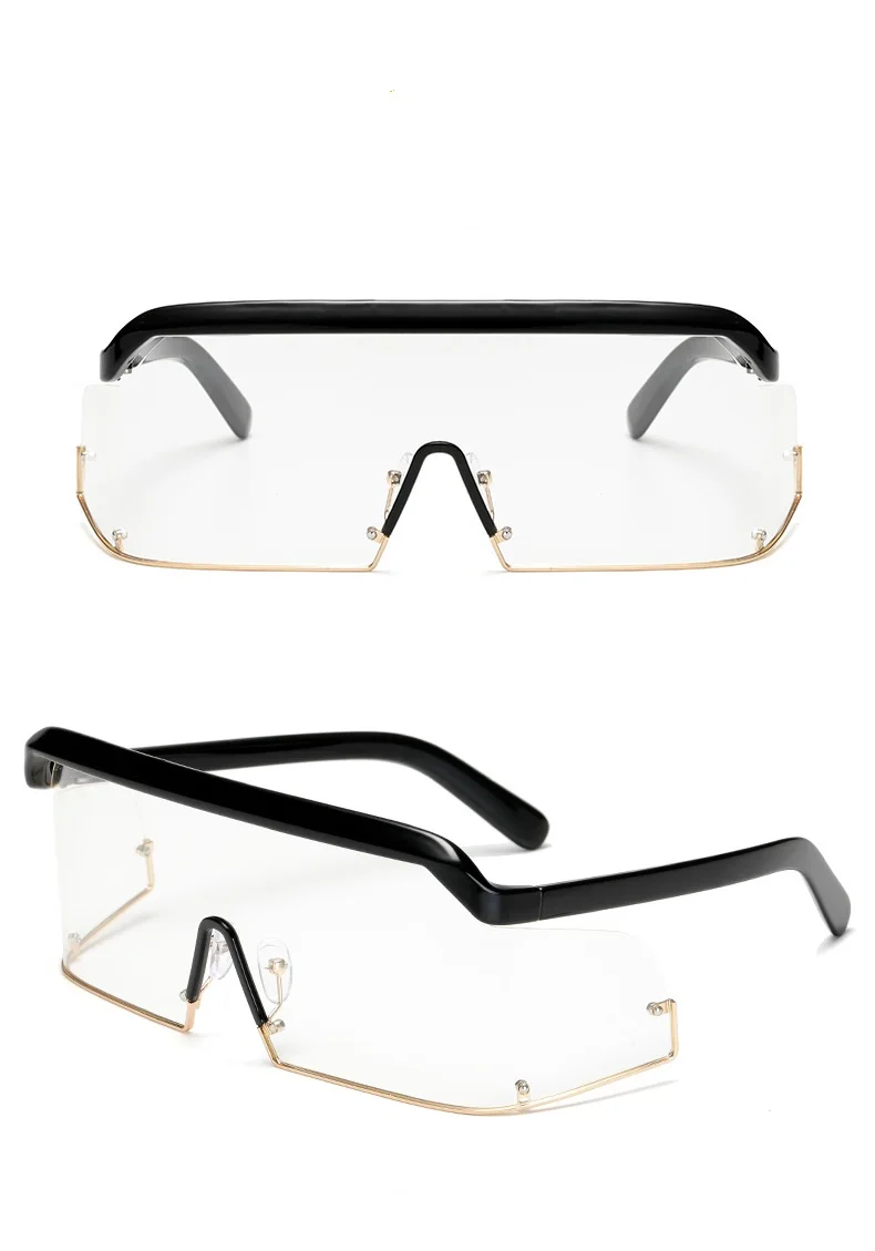 Зимние женские солнцезащитные очки без оправы, большие размеры,, высокое качество, фирменный дизайн, оптические, UV400, модные, защита глаз, солнцезащитные очки