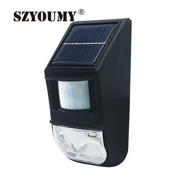 

SZYOUMY 1 LED Waterproof IP55 Solar Powered Wireless PIR Motion Sensor Light Outdoor Garden Landscape Yard Lawn Security Lamp