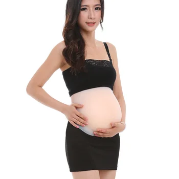 

False Silicone Pregnant Belly 1700g Tummy Baby Bump 3-4 Months Soft Belly