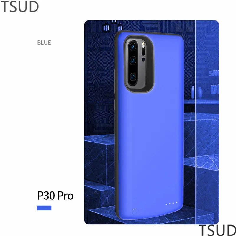 

6000mah high capacity battery charger case for Huawei P30 Pro external portable wireless charging cover for Huawei P30 Pro