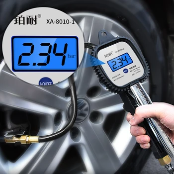 

Universal Car Tire Air Pressure Gauge Digital Tyre Alarm Auto Tpms System Lcd Display Monitoring Inflator Truck Tester Manometer