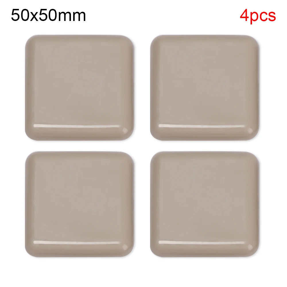 Set of 4 Self-Adhesive Furniture Slider Pads - Anti-Abrasion Floor Protectors for Easy Movement of Heavy Furniture