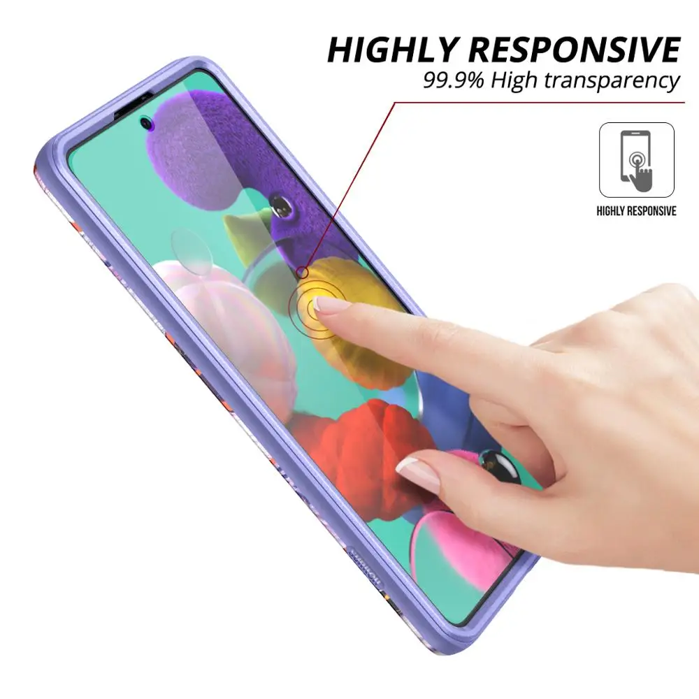 Luxury Protect Case for Samsung Galaxy S20 S9 S10 plus S10e Note 9 10 A50 A51 Case Built-in Film For Samsung Galaxy S20 Ultra