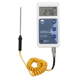 Высокоточный измеритель температуры датчик температуры ЖК-экран портативный цифровой термометр Универсальный датчик измерения
