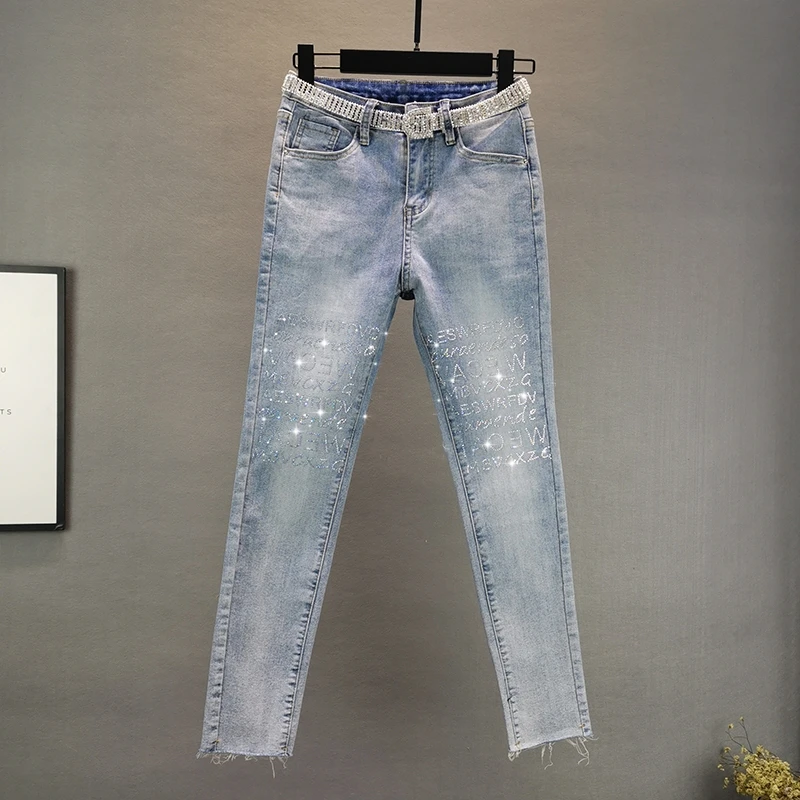 Новинка Весна 2020 женские эластичные штаны с высокой талией и надписью | Женская