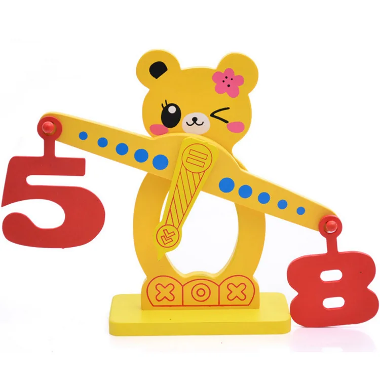 

Montessori Early Education CHILDREN'S Tray Balance Toy Educational Wooden Balance Weight Baby China Science Publishing & Media L