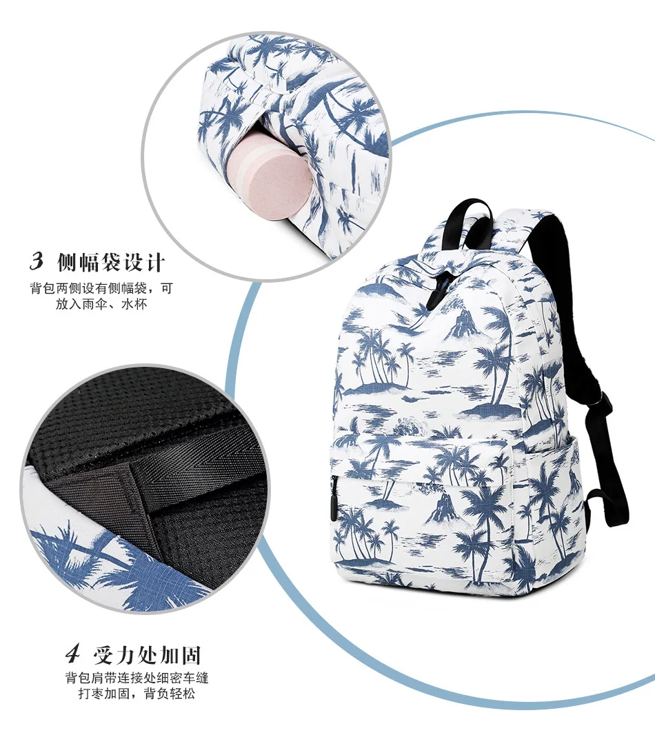 Рюкзак для учащихся средней школы, сумка для отдыха, рюкзак для путешествий