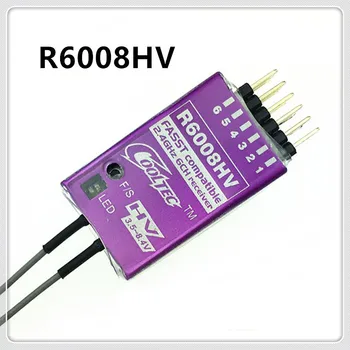 

Cooltec new Mini R6008HV FASST 2.4G 6Ch Receiver Futaba Compatible with Metal Shell