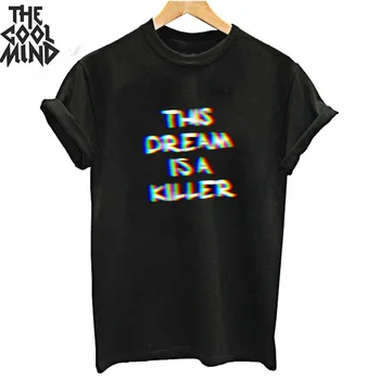 

Coolmind 100% cotton short sleeve words fashion women Tshirt cool summer women t shirt o-neck cool t-shirt male men tee shirts