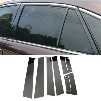 

Durable And Practical 8pcs Black PC SIde Door Window Pillar Cover Trim For Honda HRV HR-V 2016-2020