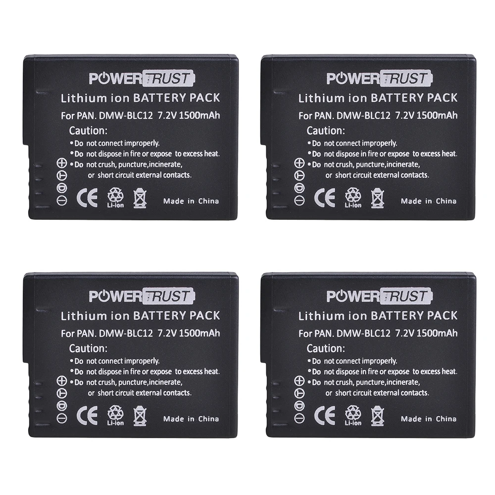 Dmw-Blc12 Blc12E Batteria Per Panasonic Fz1000, Fz200, Fz300, G5, G6, G7,Gh2,Dmc-Gx8