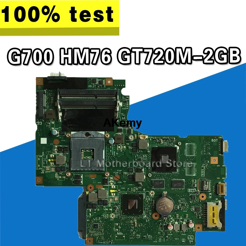 

G700 for Lenovo G700 laptop motherboard BAMBI mainboard with gt720 GPU HM76 11SN0B5M11 11S90003042 original mainboard