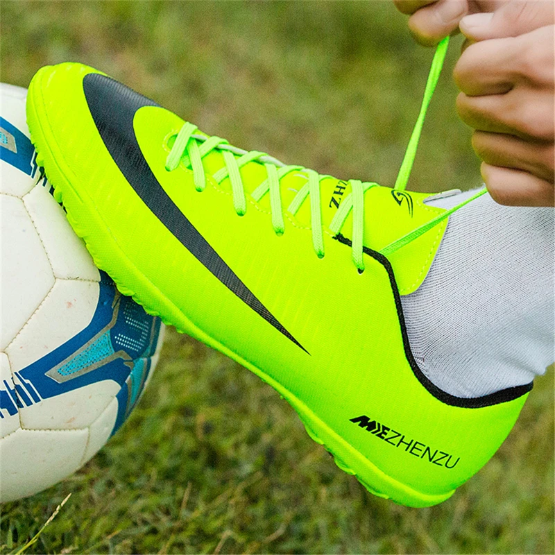 Men Soccer Shoes Professional Turf Low Top Outdoor Sports Footbal Training Adult Kids Artificial Grass Sneakers futsal