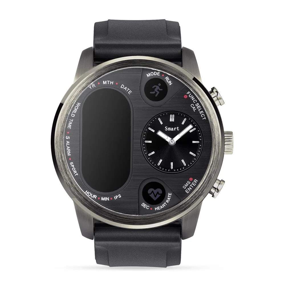 

T3 Sport Hybrid Heart Rate Smart Watch Standby 15 Days Fitness Activity Tracker IP68 Waterproof smartwatch Men Women for Android
