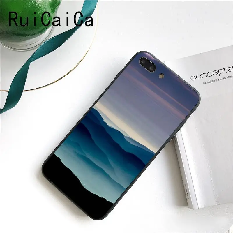 landscape mountain white smoke tree