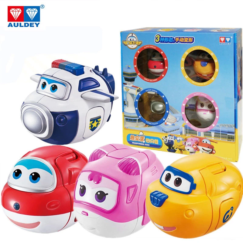 

AULDEY Super Wings set twisted toy blind box toy deformation robot Ledi and Xiaoaihe bag police give children birthday gifts