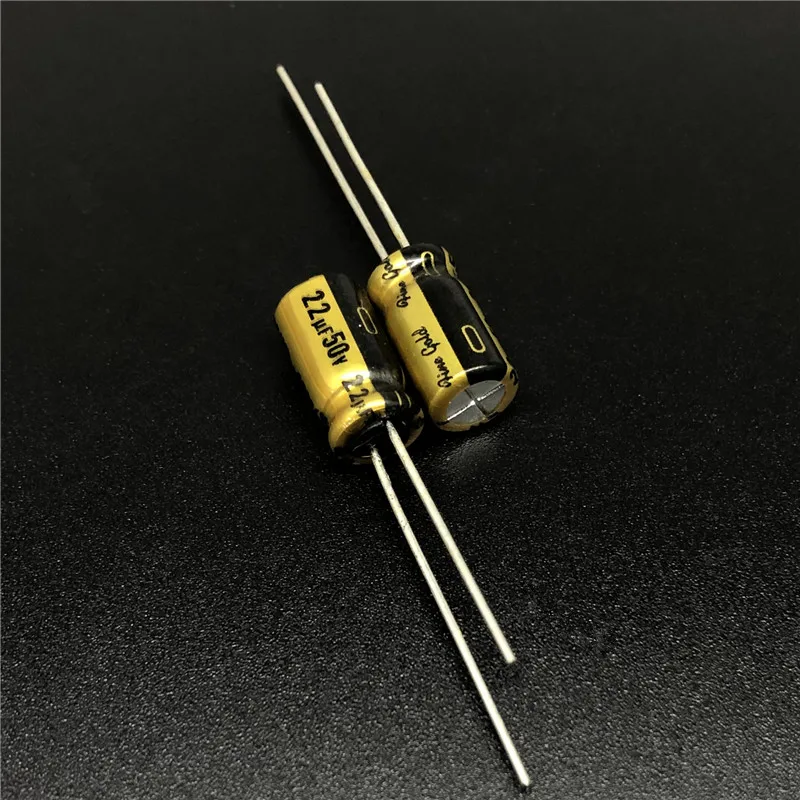 10 шт./100 шт. 22 мкФ 50 в NICHICON FG (тонкое золото) 6 3x11 мм 50V22uF аудио конденсатор высшего