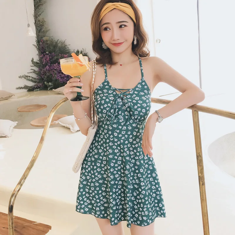 

Swimwear Women One Piece Large Size Women's Beach Outings 2019 Woman Swimsuit Bikini Lady's Swim Wear New Sexy Broken Condole